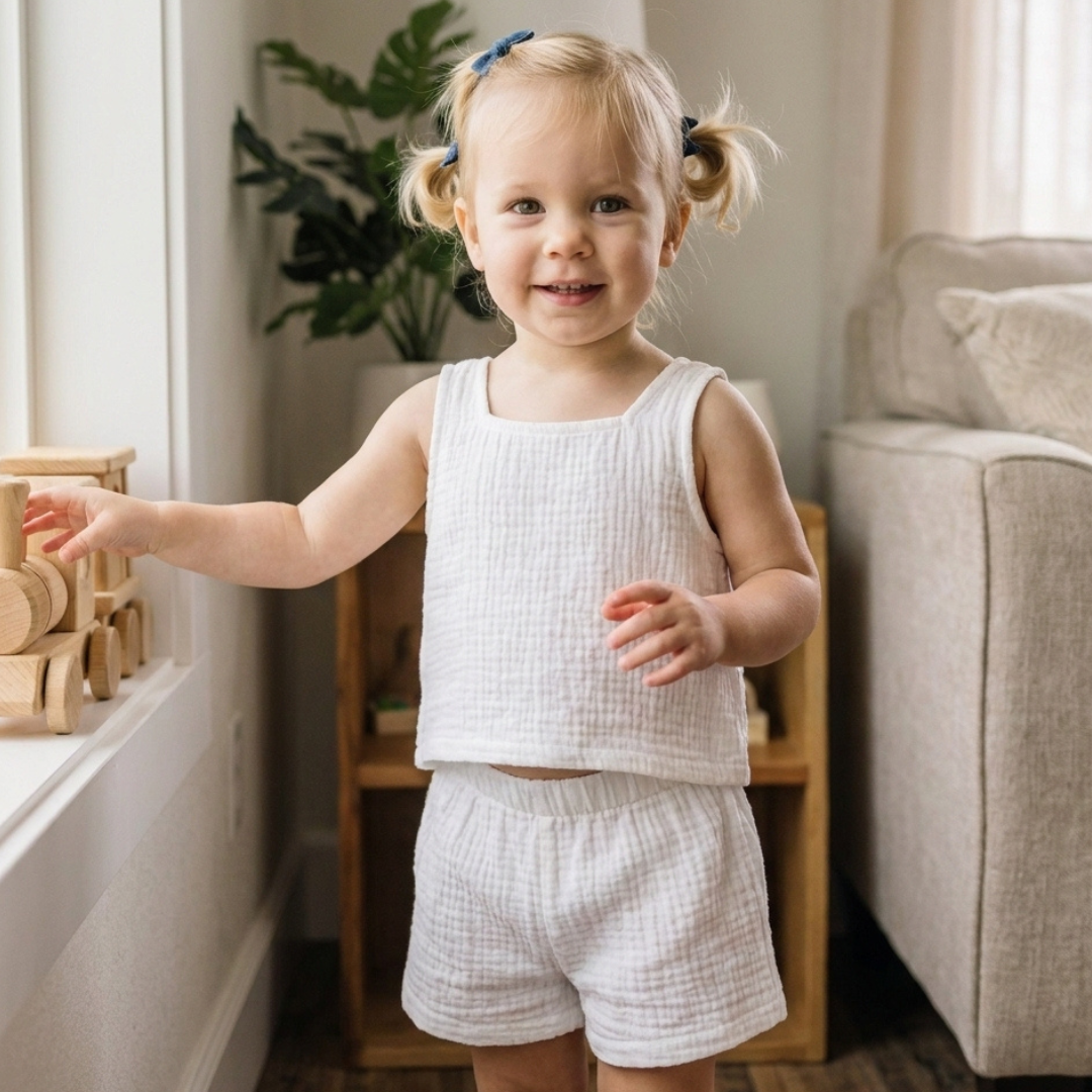 Kids Top And Shorts Pattern, Beginner Milla Outfit PDF