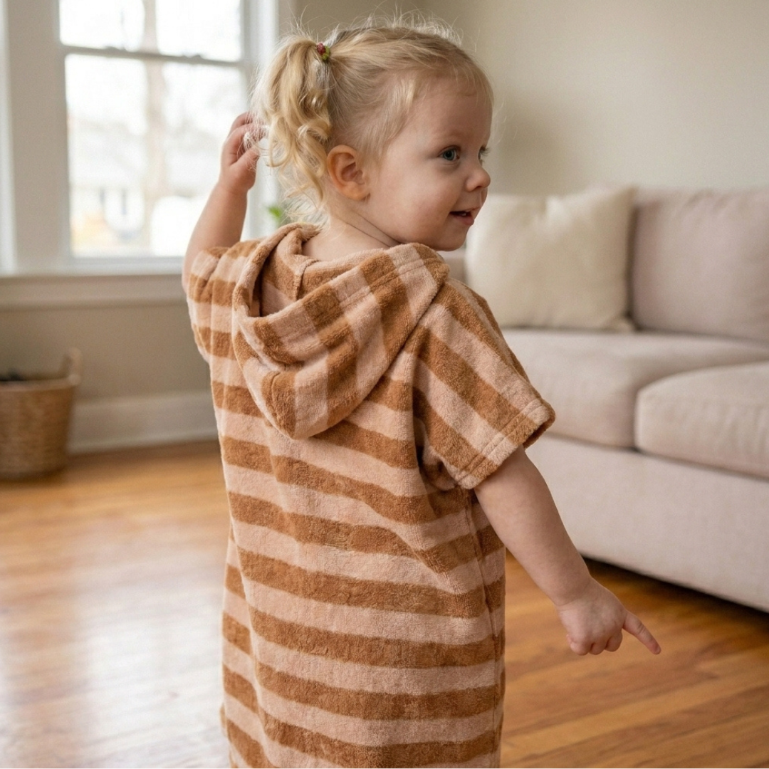 Beach Poncho Sewing Pattern, Kids And Adult Surf Towel