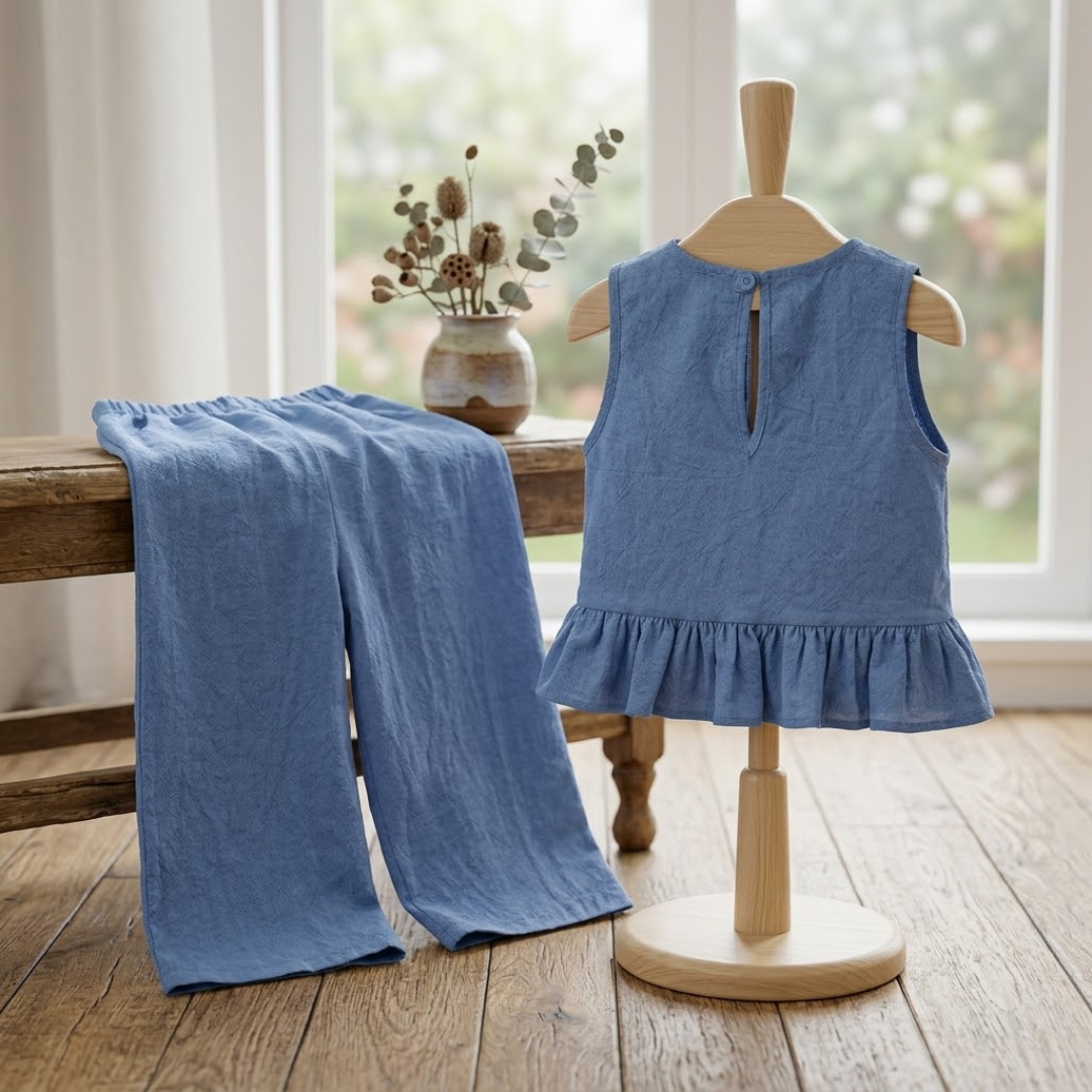Top and Pants Sewing Pattern for Kids, PDF Pattern, Instant Download, Matching Set