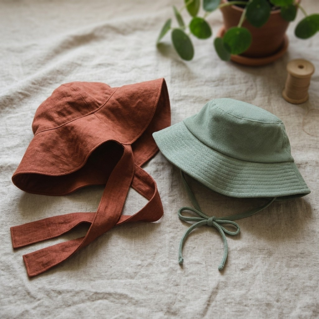 Sun Hat Sewing Pattern Bundle, Kids And Adult Sizes