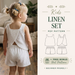 Kids Top And Shorts Pattern, Beginner Milla Outfit PDF