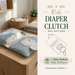 Diaper Clutch Sewing Pattern, Beginner Baby Changing Wallet