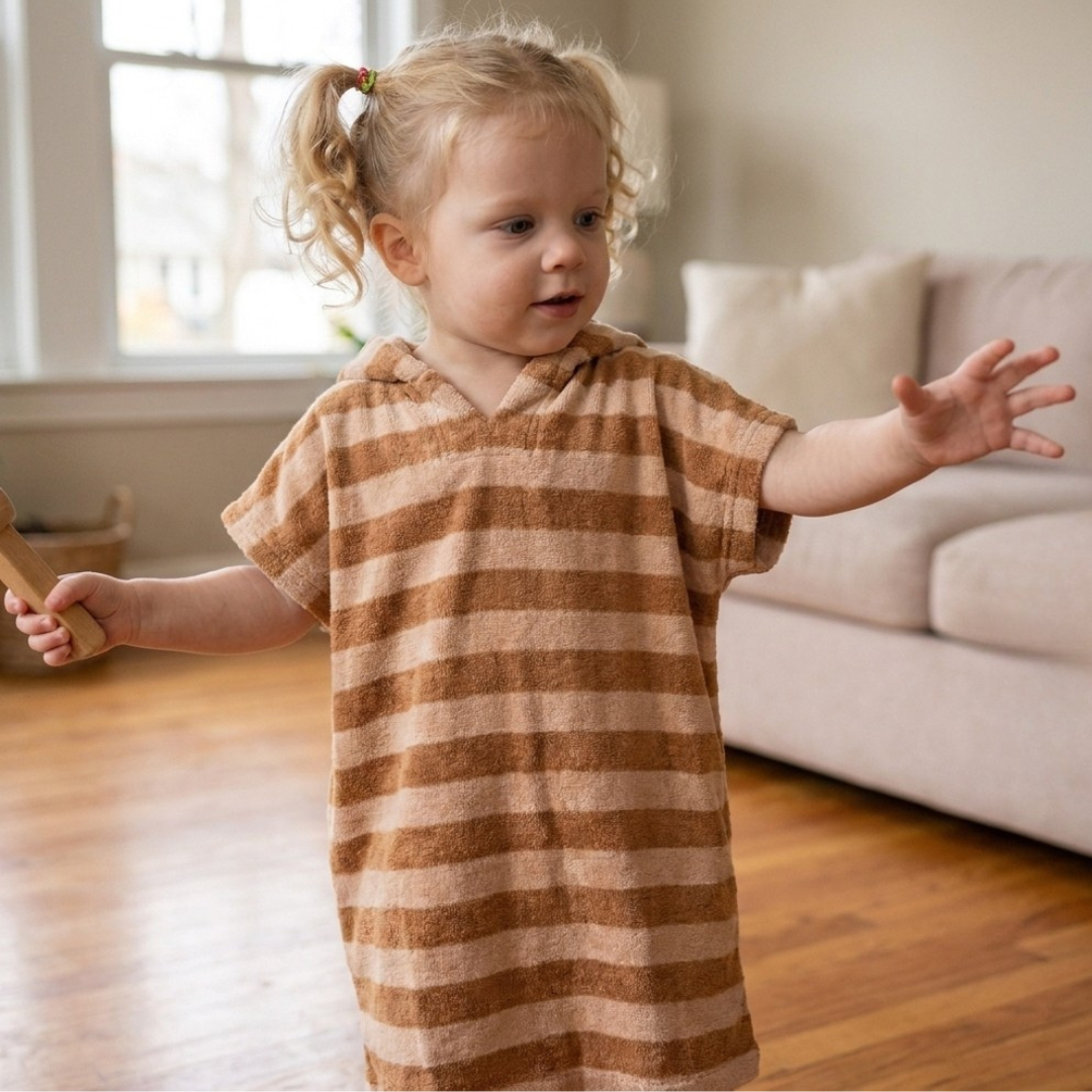 Beach Poncho Sewing Pattern, Kids And Adult Surf Towel