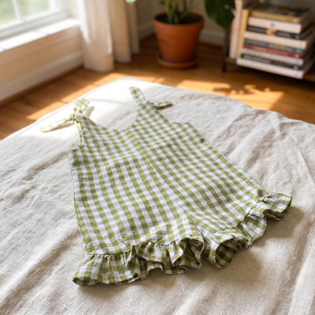 Classic Kids Romper Sewing Pattern, Instant PDF Download for Sizes 3M to 6Y