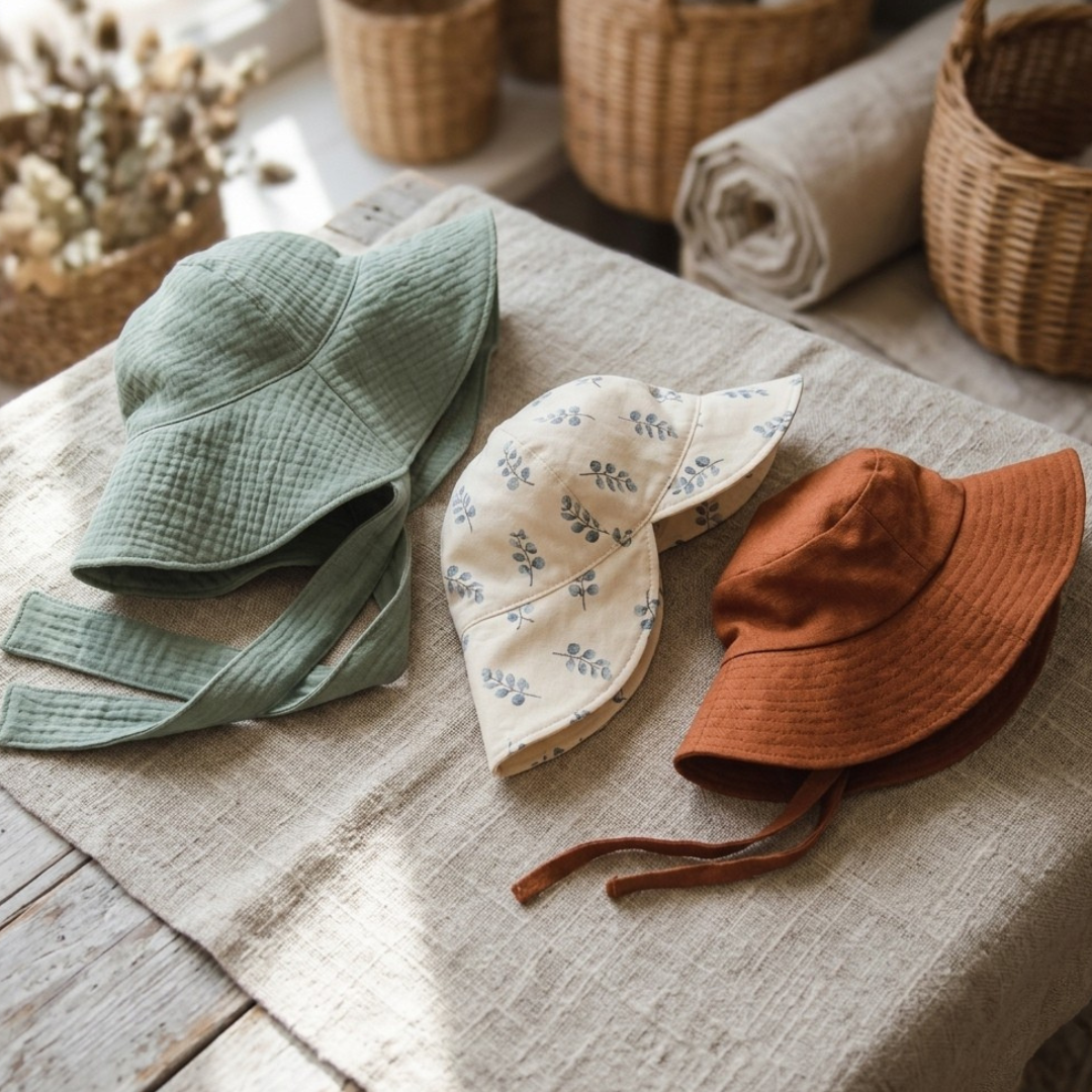 Sun Hat Sewing Pattern Bundle, Kids And Adult Sizes
