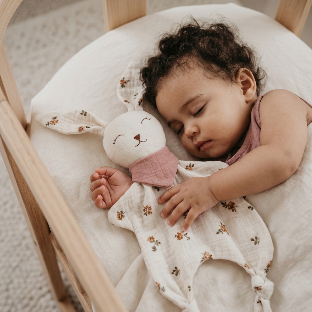 Bunny Comfort Blanket Sewing Pattern, Baby Comforter PDF