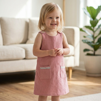 Girls Reversible Dress Sewing Pattern, A Line and Trapeze Styles