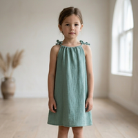 Girls Dress Sewing Pattern, Adjustable Strap Beginner Pattern