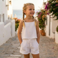 Summer Outfit Sewing Pattern, Easy Linen Top And Shorts