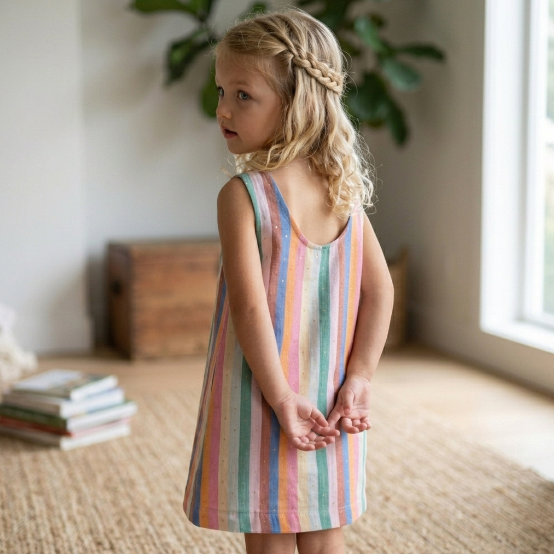 Toddler Dress Sewing Pattern, Classic Girls Dress Pattern