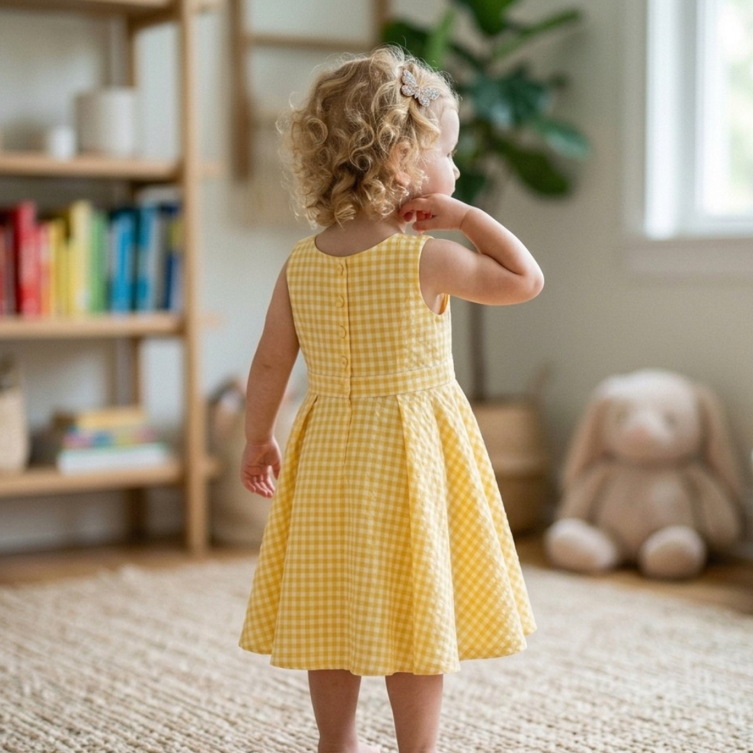 Girls Sundress Sewing Pattern, Twirl Dress For Kids