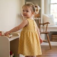 Girls Summer Dress Sewing Pattern, Easy Beginner Friendly PDF, Sizes 1-10Y