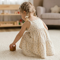 Girls Tiered Dress Pattern, Easy Summer Sundress For Kids